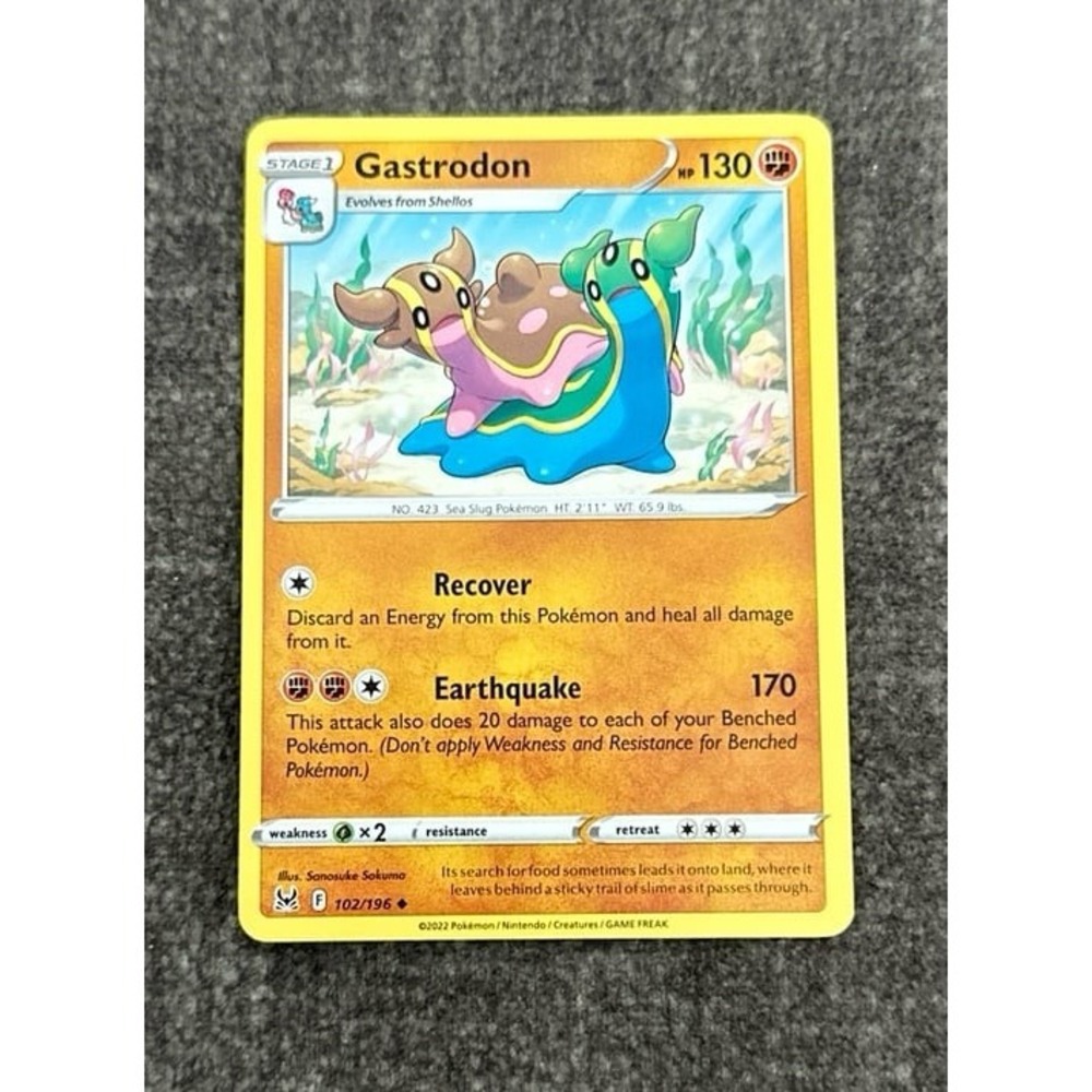 Gastrodon Pokemon Card